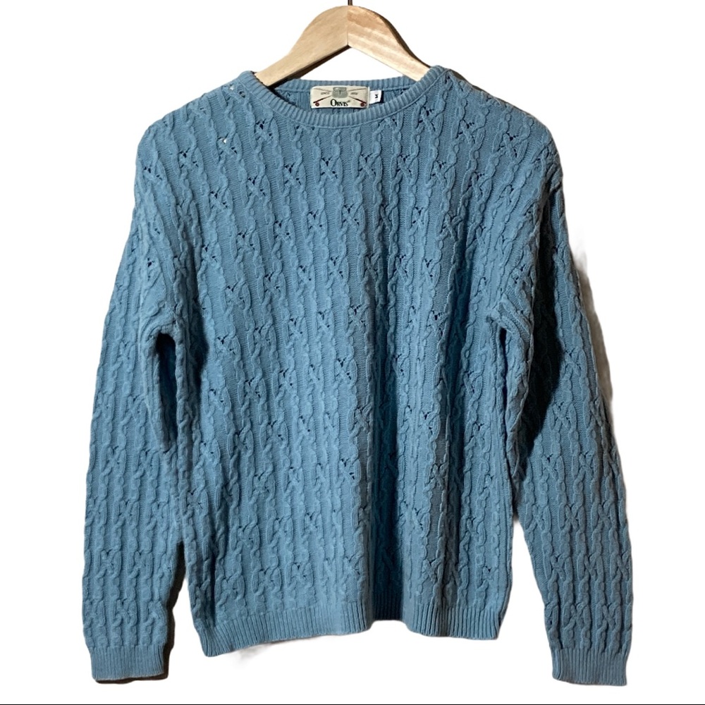 ORVIS Vintage Cable Stitch Knit Sweater - Womens